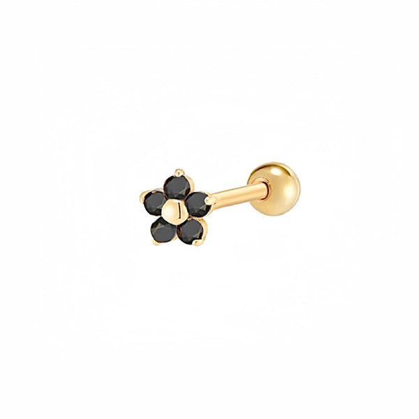 CZ Daisy Stud Earrings