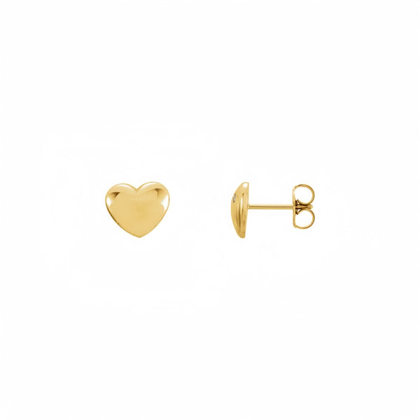 Chubby Heart-shaped Earrings